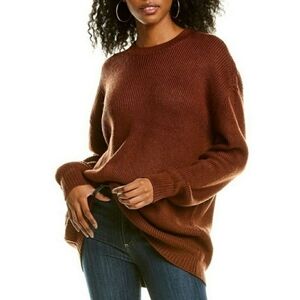 NWT Danielle Bernstein by weworewhat l/xl brown super OVERSIZED sweater
